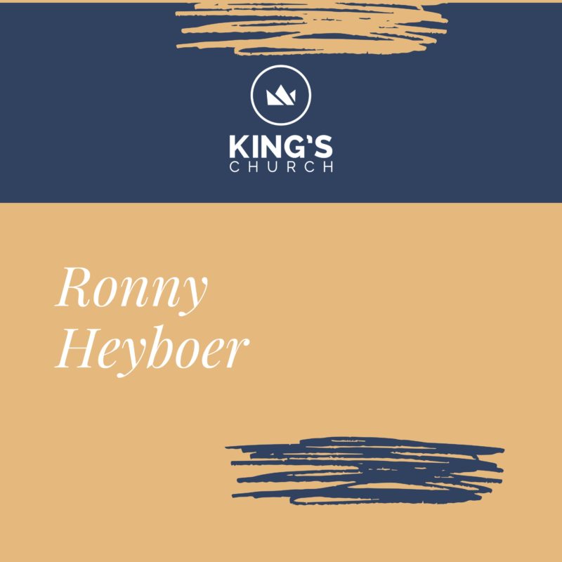 Guest Speaker - Ronny Heyboer